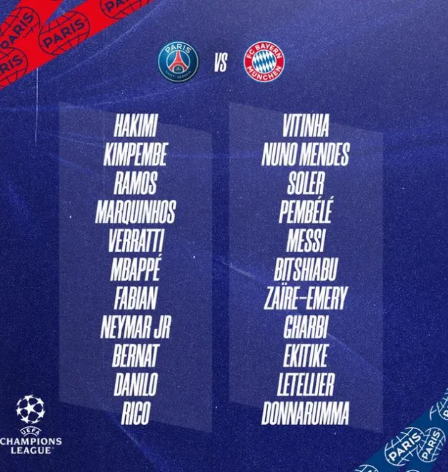 Messi, Mbappe in PSG squad - Bóng Đá