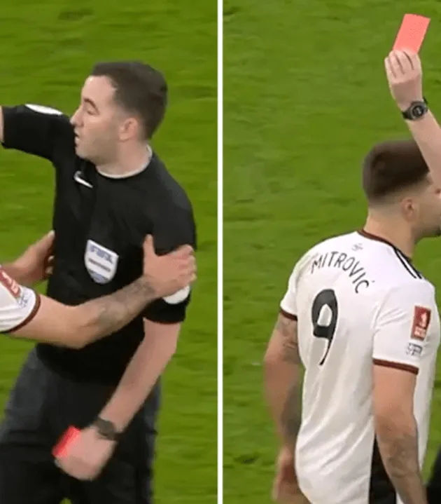 Aleksandar Mitrovic should be hit with a TEN-GAME ban for pushing Chris Kavanagh in defeat at Man United, says Mark Halsey - Bóng Đá