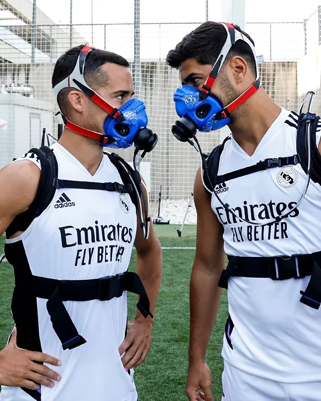 Explained: Why Real Madrid stars are wearing futuristic masks in training - Bóng Đá