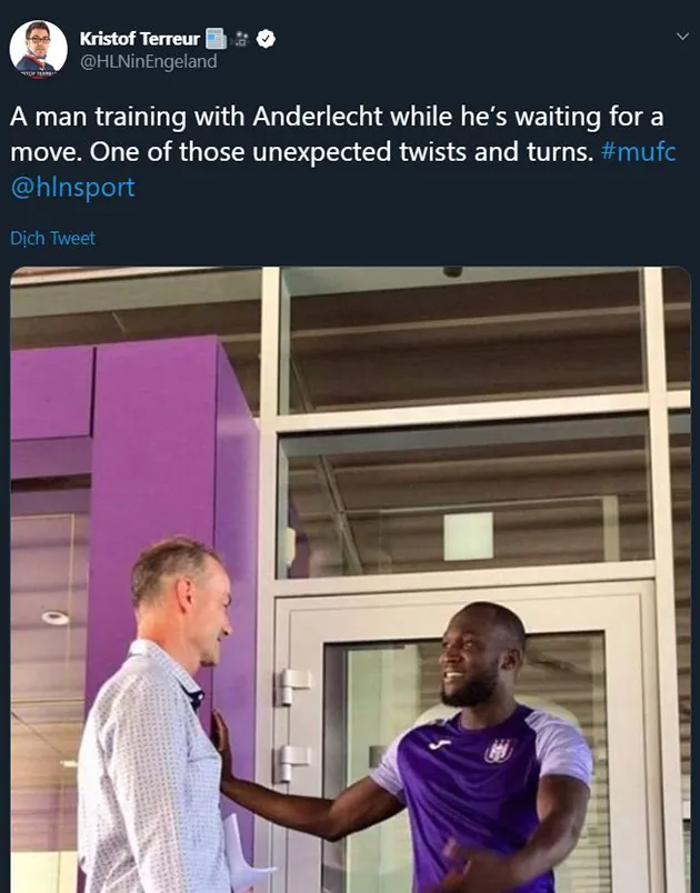 Lukaku training with Anderlecht - Bóng Đá