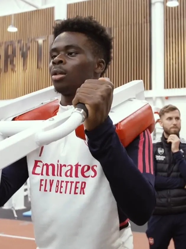 Xhaka, Saka and Zinchenko are put through paces in training - Bóng Đá