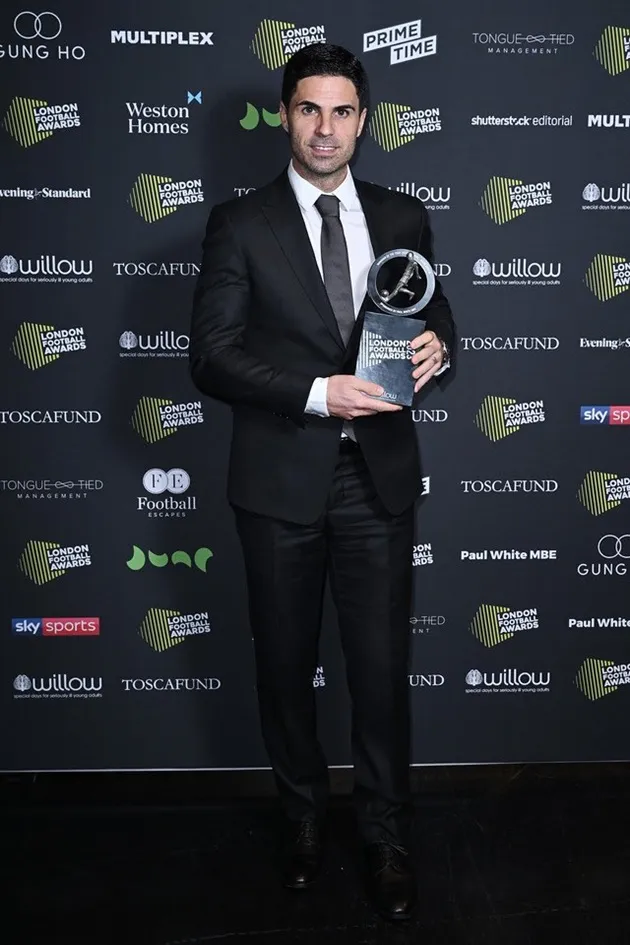 Arteta Saka Odegaard London Football Awards - Bóng Đá