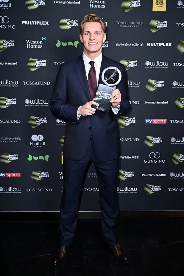 Arteta Saka Odegaard London Football Awards - Bóng Đá