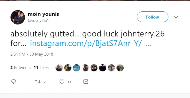 John Terry ra đi, fan West Ham khóc ngất - Bóng Đá