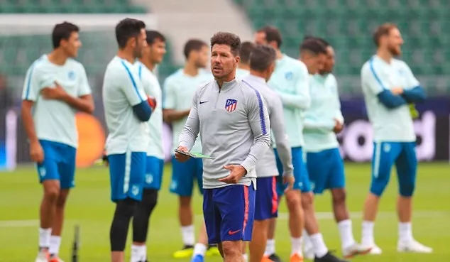 Chùm ảnh: ATLETICO MADRID TẬP LUYỆN - Bóng Đá