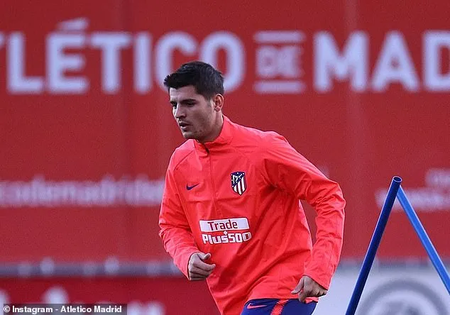 Morata có lần đầu tiên cùng Atletico Madrid - Bóng Đá