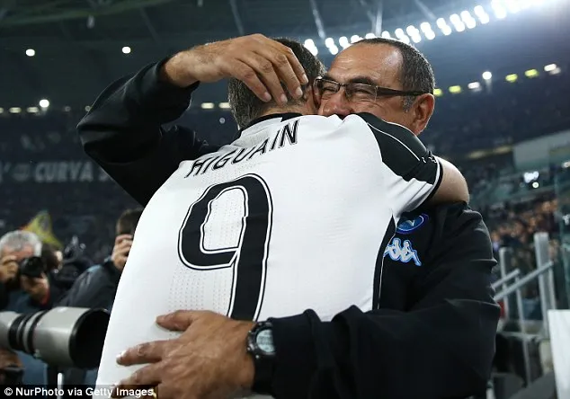 Sarri: 'Juventus missed Higuain' - Bóng Đá