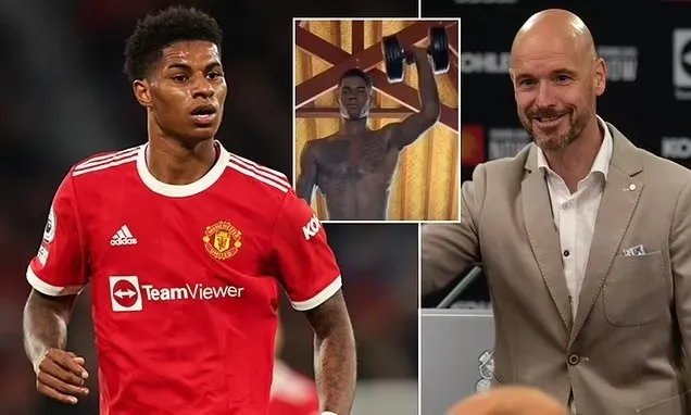 Marcus Rashford set to stay at Manchester United after speaking to Daley Blind about Erik ten Hag - Bóng Đá