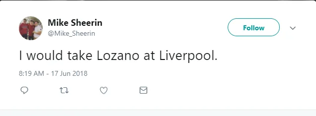 NHM Liverpool giục Klopp kí hợp đồng với Hirving Lozano - Bóng Đá