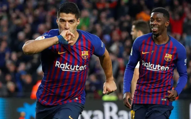 Suarez dằn mặt Dembele: 