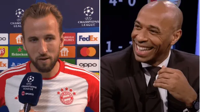 Thierry Henry teases Harry Kane ahead of Arsenal vs Tottenham showdown - Bóng Đá