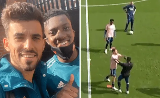 Mikel Arteta speaks out on bust-up between Arsenal team-mates Eddie Nketiah and Dani Ceballos - Bóng Đá