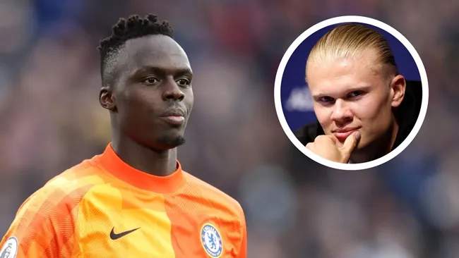 Edouard Mendy makes strange Erling Haaland and Christian Benteke comparison - Bóng Đá