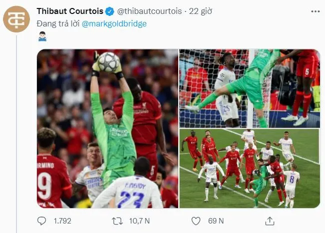 Courtois đáp trả khi bị so sánh với De Gea - Bóng Đá