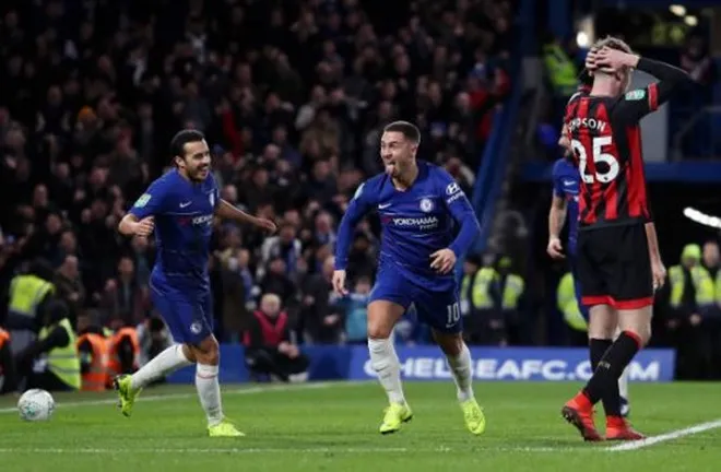 Hazard hóa người hùng một tay đưa Chelsea vào bán kết League Cup - Bóng Đá