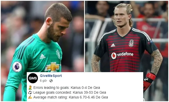 Đáng sợ! De Gea thậm chí đang thực sự tệ hơn Karius - Bóng Đá