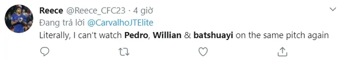 Fan Chelsea ném đá Willian + Pedro + Batshuayi - Bóng Đá
