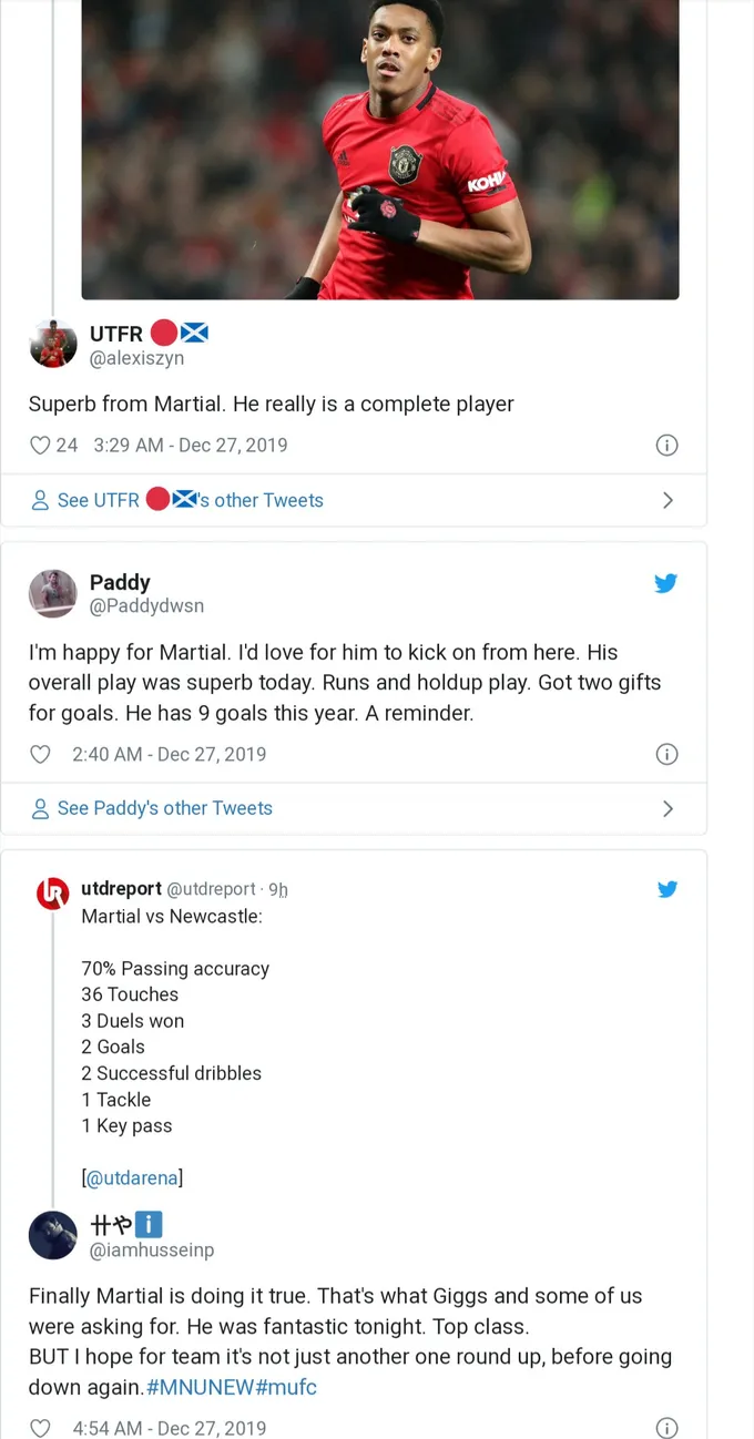 man utd fans hail martial - Bóng Đá