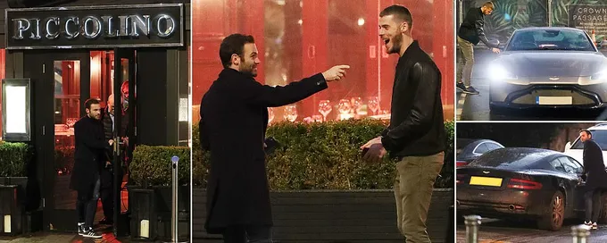 'Hẹn hò' riêng tư, De Gea và Mata đi ăn tối với nhau - Bóng Đá