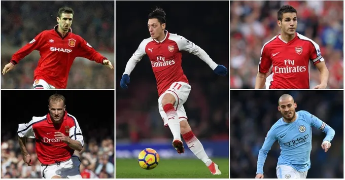 5 huyền thoại Ngoại hạng Anh đã bị Mesut Ozil vượt mặt - Bóng Đá