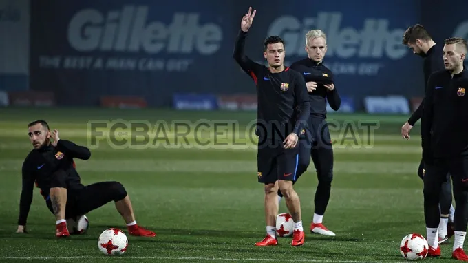 Coutinho lăn xả trên sân tập, sẵn sàng cho màn ra mắt - Bóng Đá