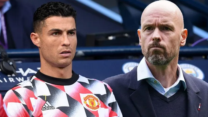 Ten Hag thay đổi 180 độ với Ronaldo - Bóng Đá