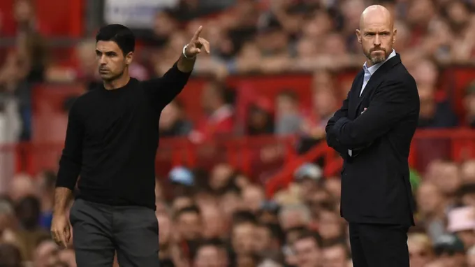 Arteta và Ten Hag trỗi dậy bằng sự quyết đoán - Bóng Đá