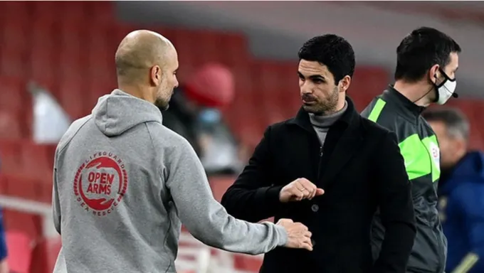 Arteta: Đối đầu liên tục không thay đổi tình bạn của tôi và Pep - Bóng Đá