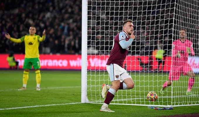 West Ham trở lại tốp 4 Ngoại hạng Anh - Bóng Đá