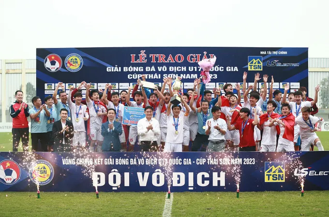 U17 Viettel vô địch giải U17 Quốc gia 2023 - Bóng Đá