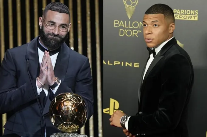 Quả bóng vàng của Benzema là bài học lớn cho Mbappe - Bóng Đá