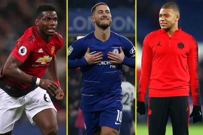 Real chi 500 triệu euro cho Mbappe, Hazard, Pogba - Bóng Đá