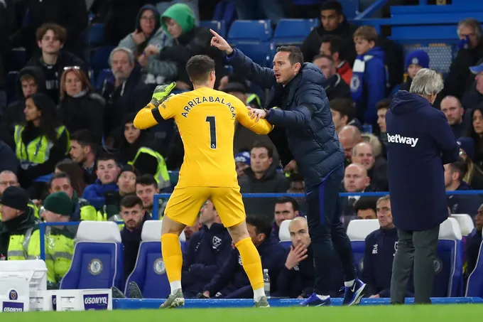 Chelsea boss Frank Lampard makes decision on Kepa Arrizabalaga starting in Man Utd clash - Bóng Đá
