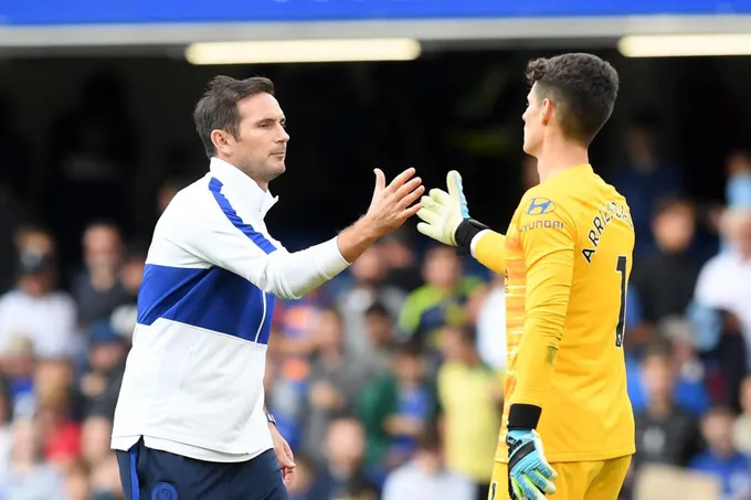 Chelsea boss Frank Lampard makes decision on Kepa Arrizabalaga starting in Man Utd clash - Bóng Đá
