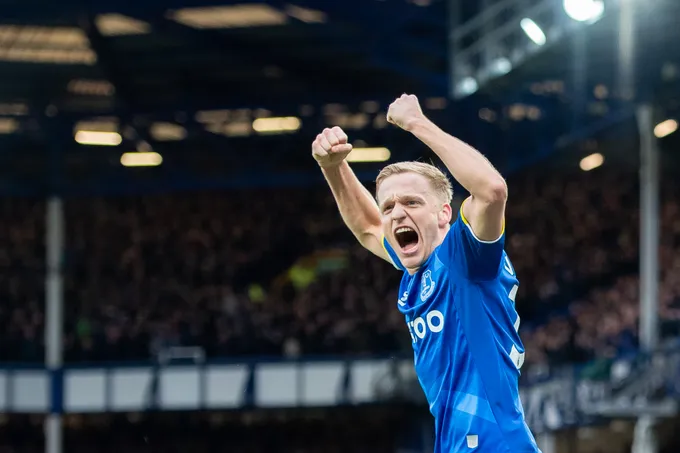 Ảnh Van de Beek - Everton - Bóng Đá