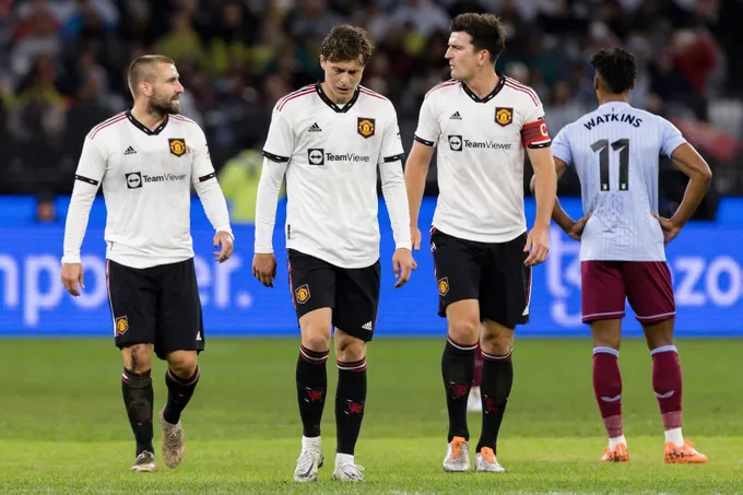 Harry Maguire and Victor Lindelof could start together for just the second time this season against Aston Villa - Bóng Đá