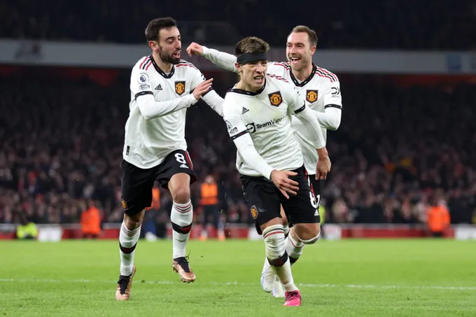 Lisandro Martinez impresses in Man Utd’s late Premier League defeat at Arsenal - Bóng Đá