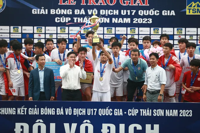 U17 Viettel vô địch giải U17 Quốc gia 2023 - Bóng Đá