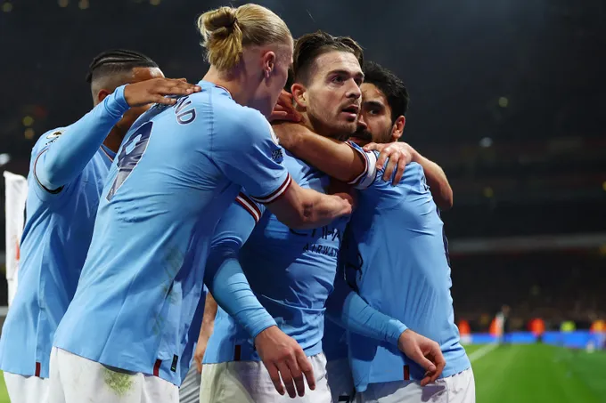 Man City đè đẹp Arsenal lên số 1 Premier League: Bản lĩnh Haaland - Bóng Đá