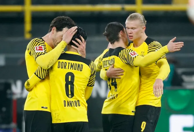 Haaland lập cú đúp trong trận thắng 5-1 của Dortmund - Bóng Đá