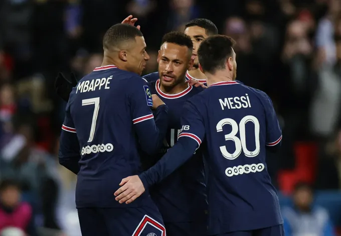 Messi, Mbappe, Neymar ghi bàn giúp PSG thắng 5-1 - Bóng Đá