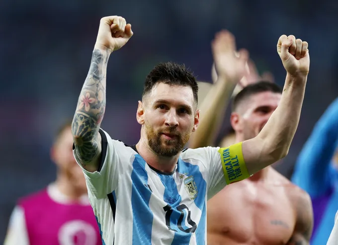 Messi lần đầu ghi bàn ở vòng knock-out World Cup - Bóng Đá