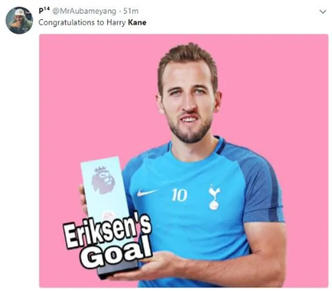 Đòi bàn thắng từ Eriksen, Harry Kane bị troll không thương tiếc - Bóng Đá