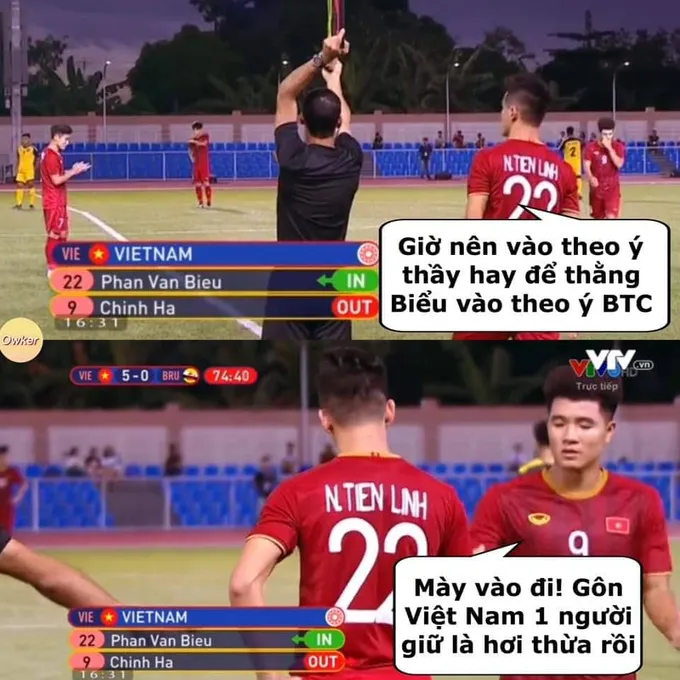 Ảnh chế U22 Việt Nam vs U22 Brunei - Bóng Đá