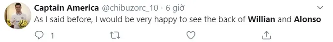 CHELSEA: SOME FANS WANT WILLIAN & ALONSO TO LEAVE THE CLUB - Bóng Đá