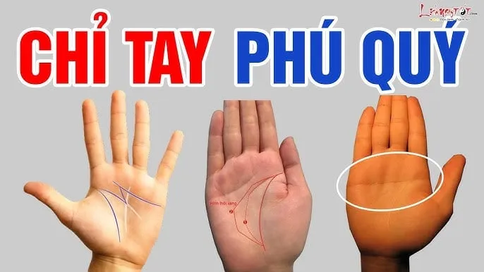 Tướng tay may mắn giàu có