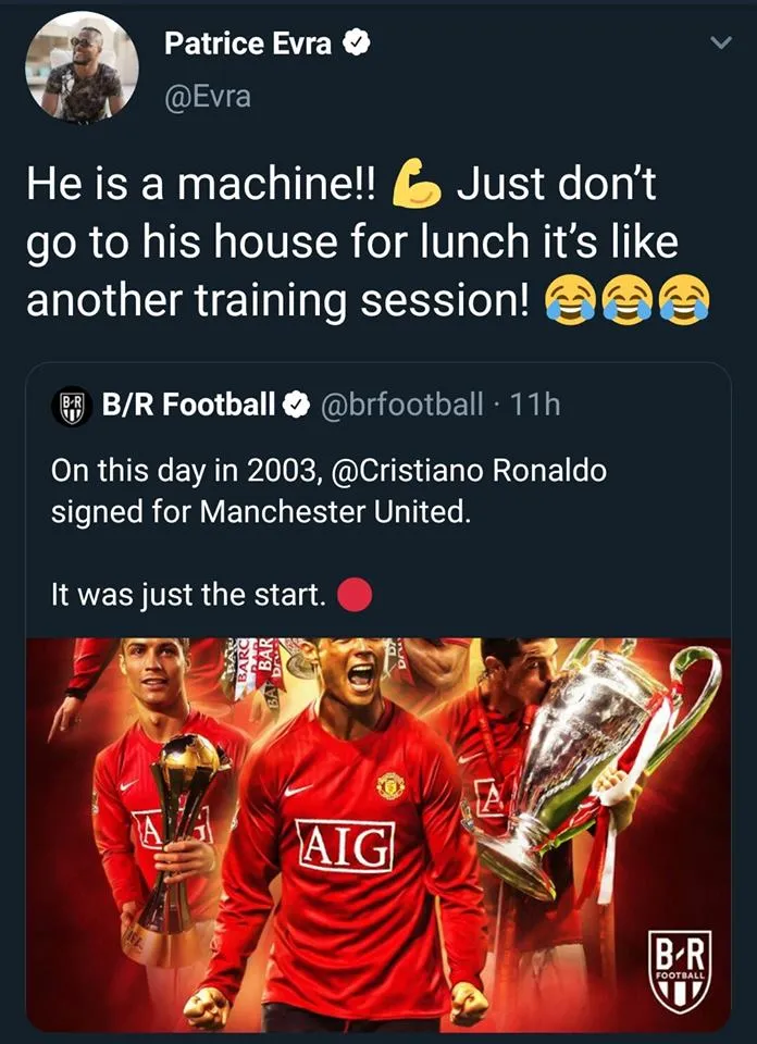 Evra on Cristiano Ronaldo - Bóng Đá