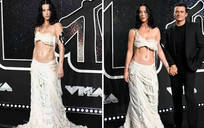 .Fan cứng của Katy cũng không thể bênh được outfit này của cô.