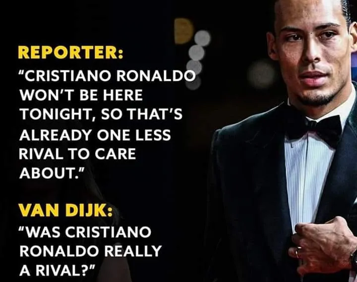 Van Dijk 'đá xoáy' Ronaldo, khâm phục Messi - Bóng Đá