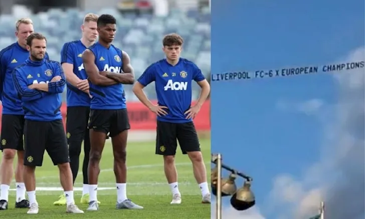 5 biểu ngữ nổi tiếng bằng máy bay: Man Utd